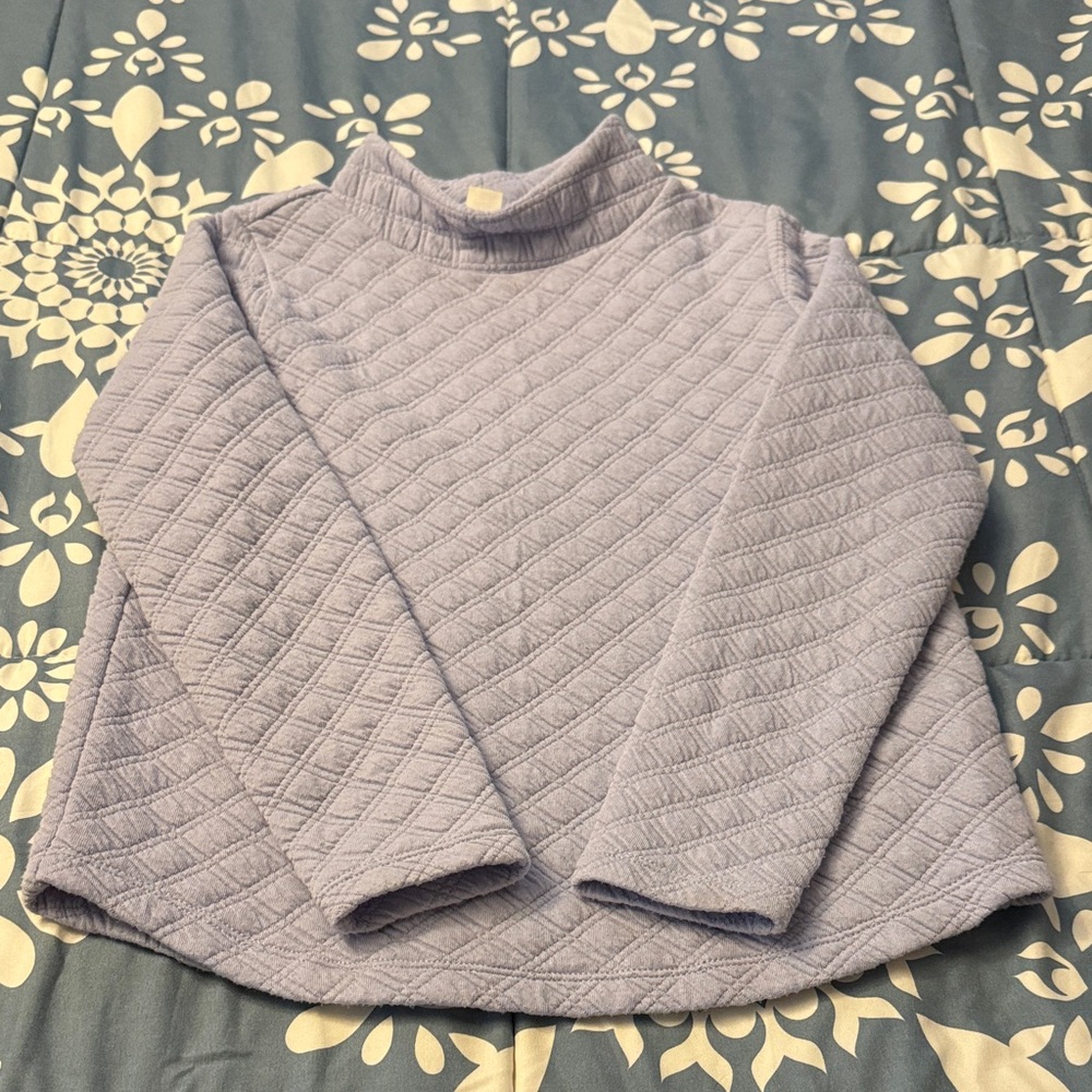 Crewcut Quilted Lavender Longsleeve